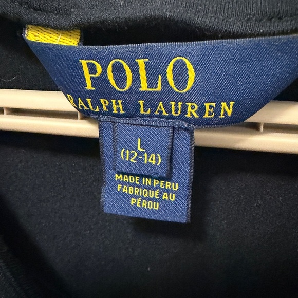Polo Ralph Lauren Black Sleeve Dress Youth 12-14 - Picture 9 of 9